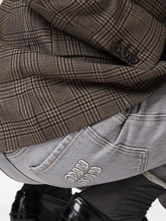  미우미우 데님 팬츠 GWP483S23213LF grey - MIU MIU