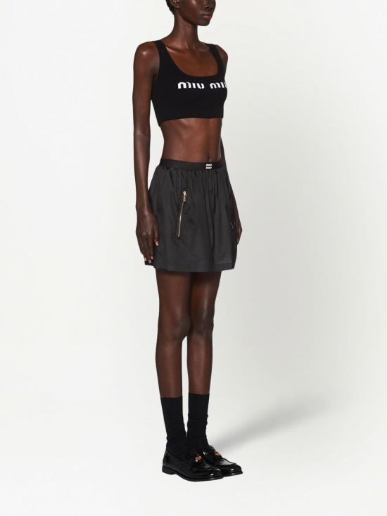  미우미우 민소매 티셔츠 MMV076S23112TJ - MIU MIU