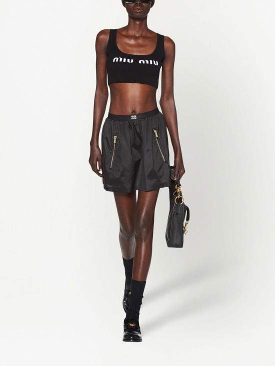  미우미우 민소매 티셔츠 MMV076S23112TJ - MIU MIU