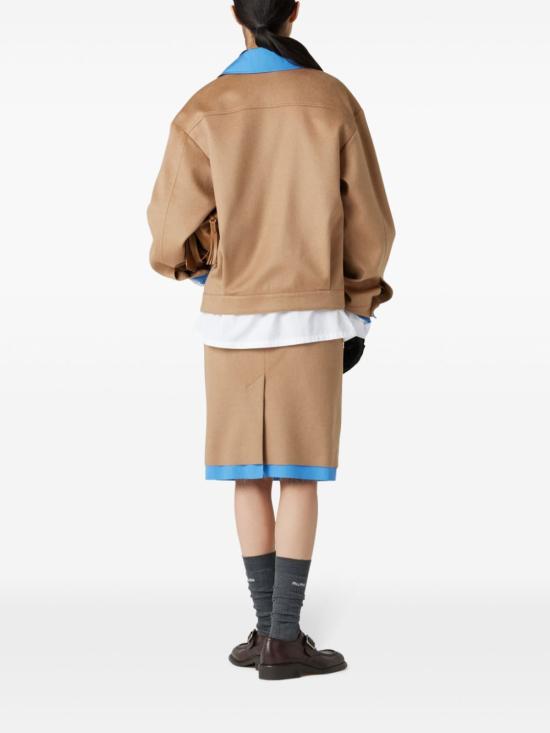  미우미우 미디 스커트 MG2344SOOO165 brown - MIU MIU