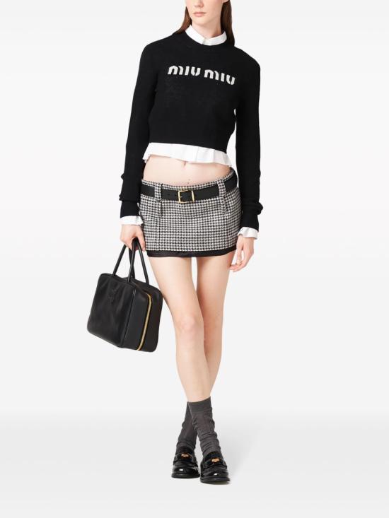  미우미우 스웨터 MML809S23213K1 black - MIU MIU