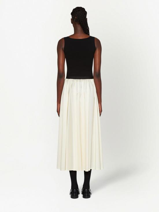  미우미우 민소매 티셔츠 MMV077S23112TJ black - MIU MIU