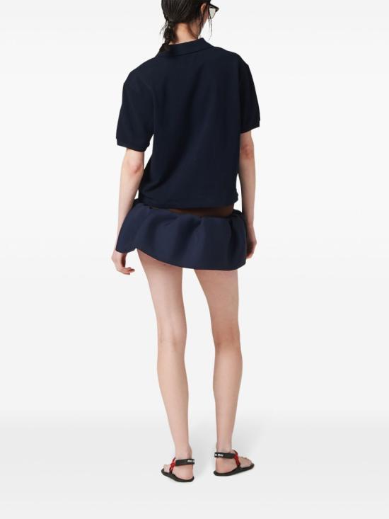  미우미우 폴로 티셔츠 MJN535SOOO14RW navy - MIU MIU