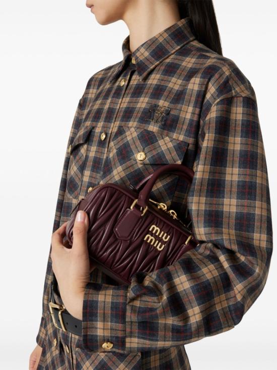  미우미우 셔츠 MK1906SOOO16DO brown - MIU MIU