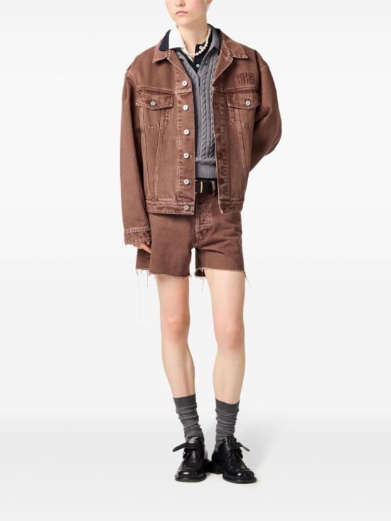  미우미우 데님 자켓 GWB237SOOO1565 - MIU MIU