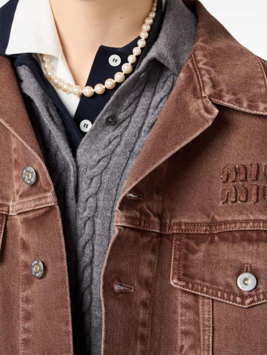  미우미우 데님 자켓 GWB237SOOO1565 - MIU MIU