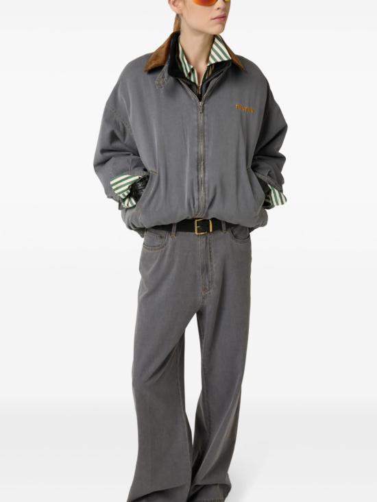  미우미우 봄버 자켓 GWB239SOOO16DP grey - MIU MIU