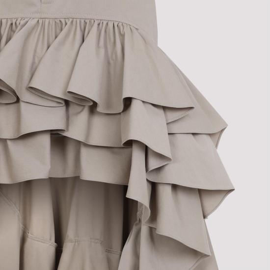 25FW 모스키노 롱 스커트 251E0118 0514 0081 BEIGE NUDE NEUTRALS - MOSCHINO