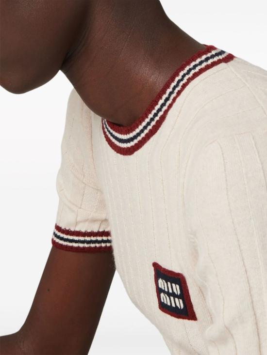  미우미우 스웨터 MML874SOOO138Q beige - MIU MIU