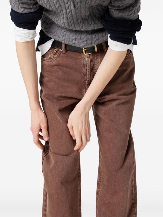  미우미우 데님 팬츠 GWP541SOOO1565 brown - MIU MIU