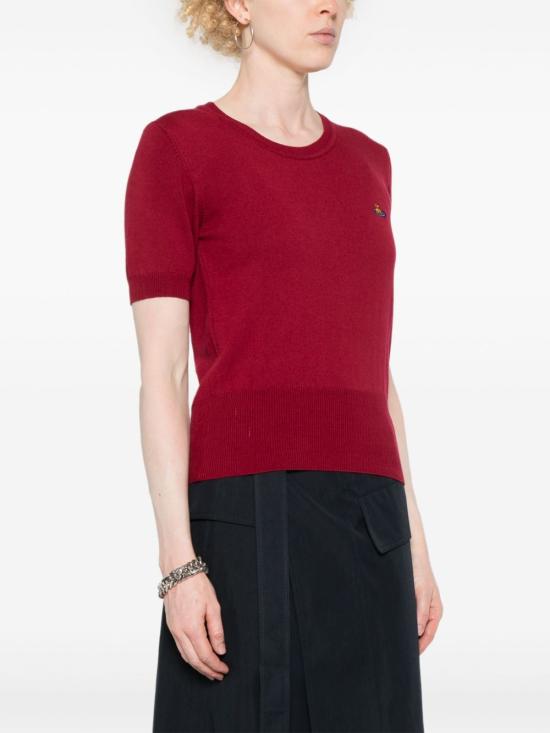  비비안웨스트우드 스웨터 1803002QY001VI409 wine - VIVIENNE WESTWOOD