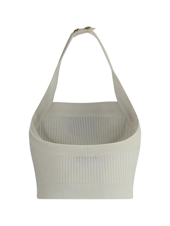 25SS 발망 민소매 티셔츠 EF1AA380KI10 0FA WHITE - BALMAIN