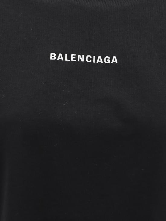 25SS 발렌시아가 반팔 티셔츠 818431TPVK1 1070 BLACK - BALENCIAGA