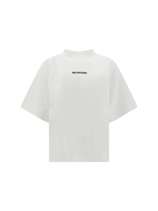 25SS 발렌시아가 반팔 티셔츠 818431TPVK1 9040 WHITE