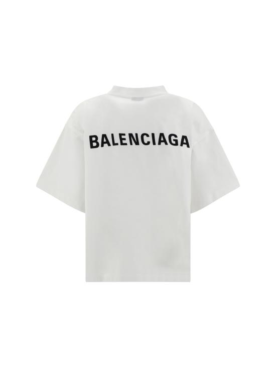 25SS 발렌시아가 반팔 티셔츠 818431TPVK1 9040 WHITE - BALENCIAGA