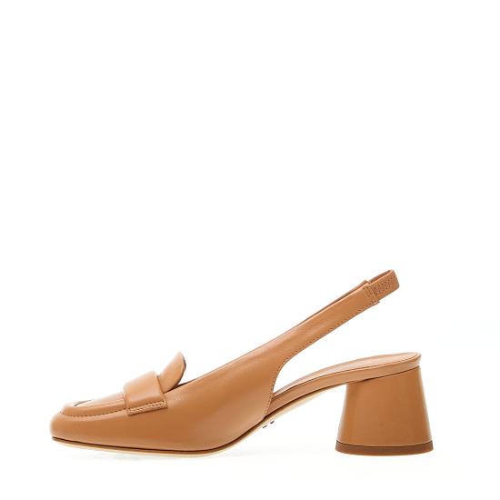 24FW 할마네라 힐/펌프스 CALA25 Tan Leather - HALMANERA