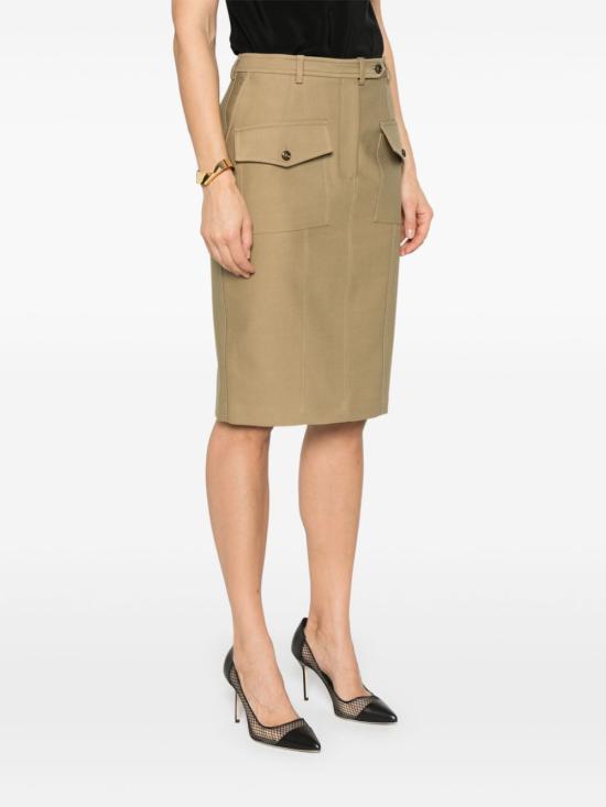 25SS 톰포드 숏 스커트 GC5768 FAX1402FG510 Beige - TOMFORD