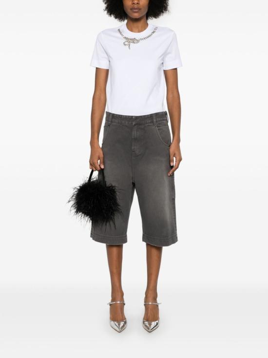 25SS 지방시 반팔 티셔츠 BW70ASG205 100 White - GIVENCHY