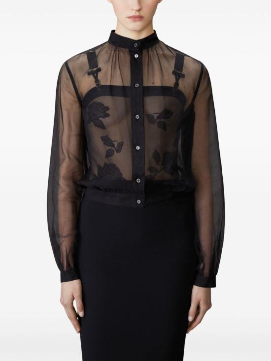  톰브라운 셔츠 FLR007AF0731 black - THOM BROWNE