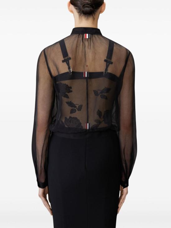  톰브라운 셔츠 FLR007AF0731 black - THOM BROWNE