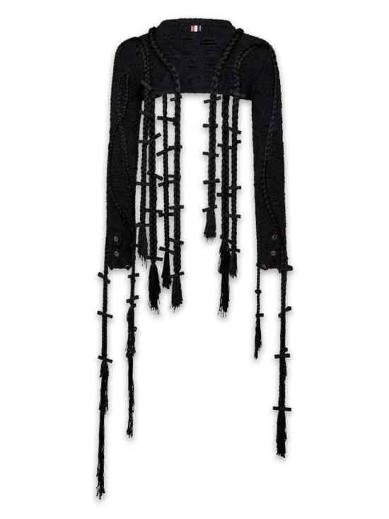  톰브라운 가디건 FKC614EY8006 black - THOM BROWNE