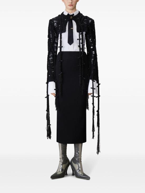  톰브라운 가디건 FKC614EY8006 black - THOM BROWNE