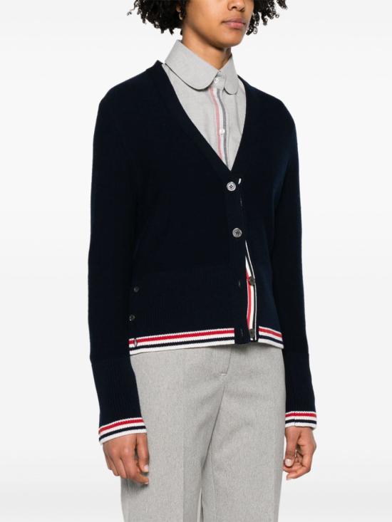  톰브라운 가디건 FKC610AY1030 navy - THOM BROWNE