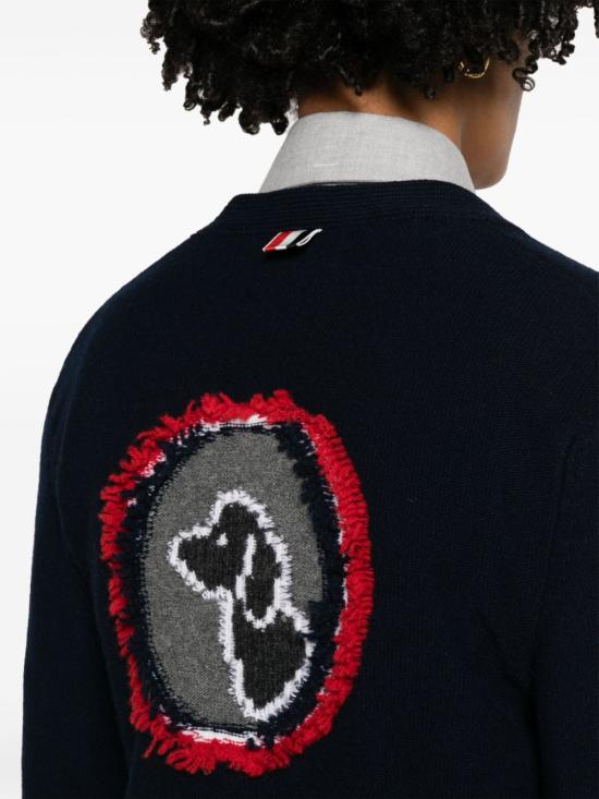  톰브라운 가디건 FKC610AY1030 navy - THOM BROWNE