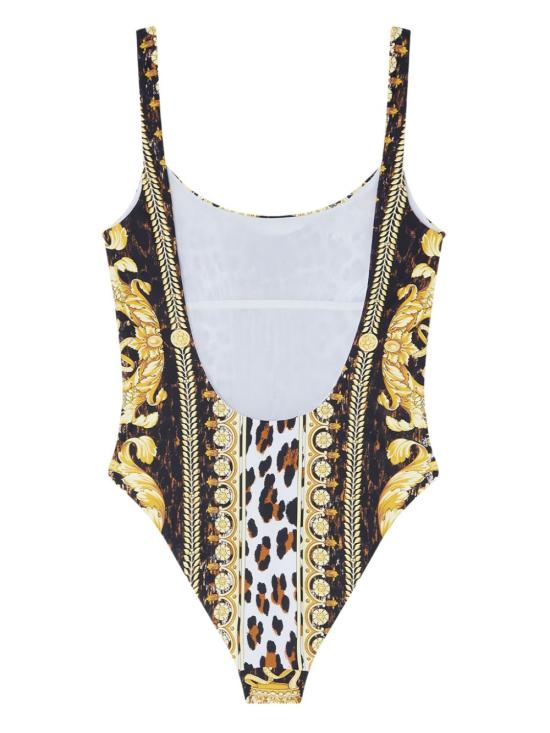  베르사체 원피스 수영복 10173721A12307 brown - VERSACE