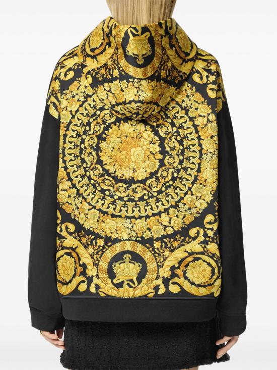  베르사체 후드 티셔츠 10165561A11725 black - VERSACE