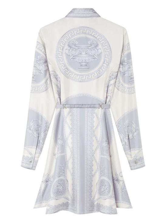  베르사체 숏 원피스 10189331A13359 ecru - VERSACE