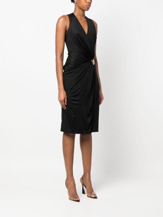  베르사체 미디 원피스 10116341A00572 black - VERSACE