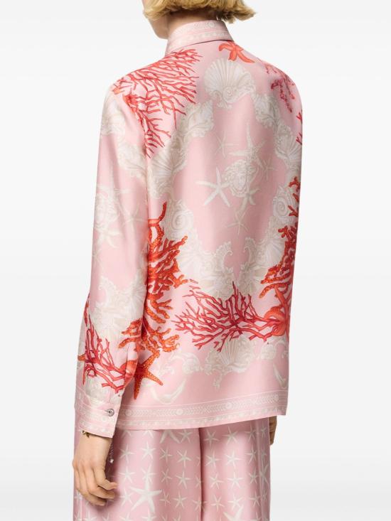  베르사체 셔츠 10013601A11526 pink - VERSACE