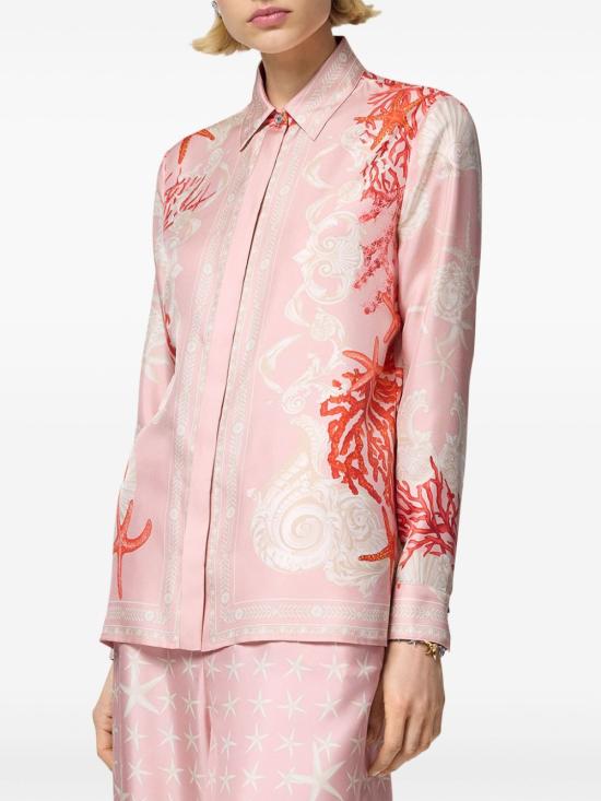  베르사체 셔츠 10013601A11526 pink - VERSACE
