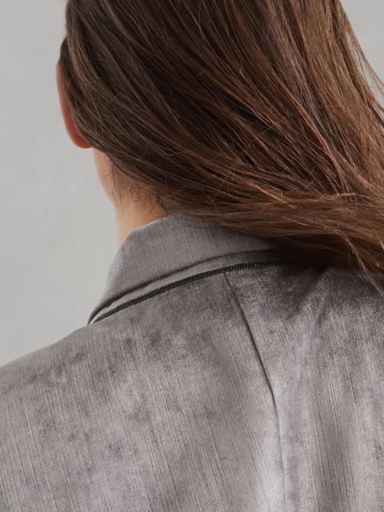  브루넬로 쿠치넬리 수트 자켓 MD5817217C5099 silver - BRUNELLO CUCINELLI