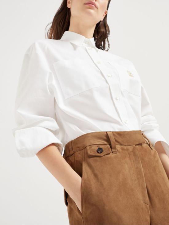  브루넬로 쿠치넬리 크롭 팬츠 M0PCLP8936C7495 - BRUNELLO CUCINELLI