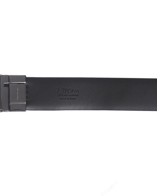  에르메네질도제냐 가죽 벨트 BKIBM2994GNEROMARRONE NVT Black - ERMENEGILDO ZEGNA