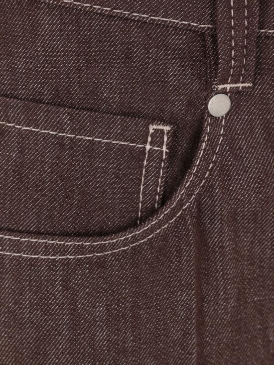 브루넬로 쿠치넬리 데님 팬츠 MB125P5658C003 brown - BRUNELLO CUCINELLI