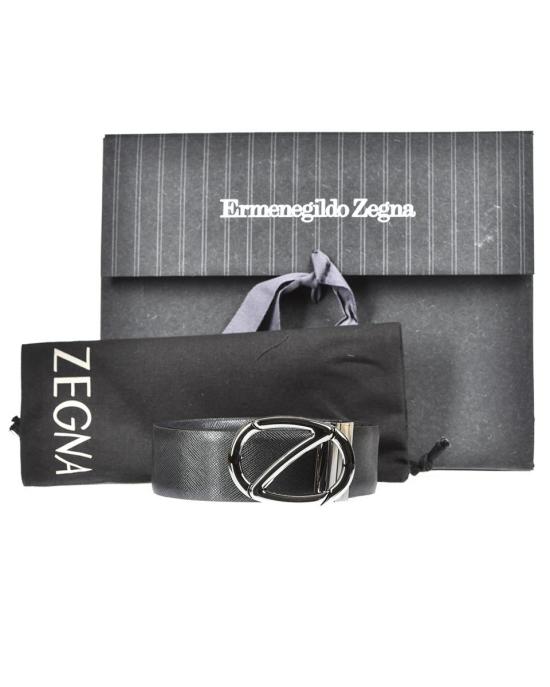  에르메네질도제냐 가죽 벨트 BSAFX1994CNEROBLU NBU Black - ERMENEGILDO ZEGNA