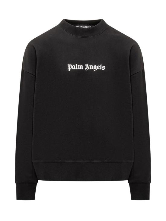 24FW 팜앤젤스 스웨터 PMBA080C99FLE001 1001 Black