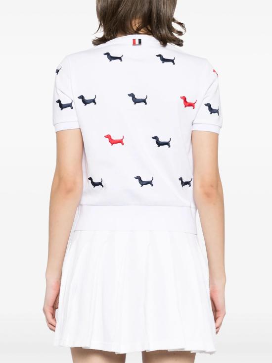 25SS 톰브라운 반팔 티셔츠 FJS206EJ0055 100 WHITE - THOM BROWNE