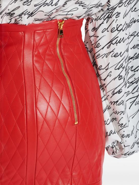  발망 미디 스커트 EF1LBA51LD01 - BALMAIN