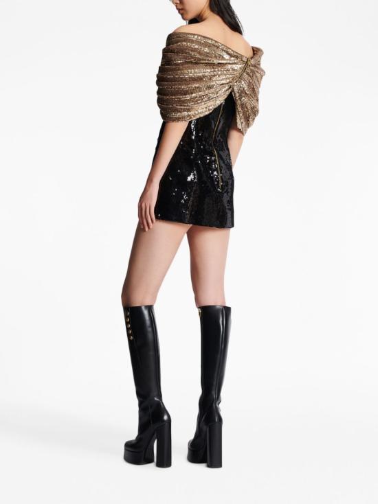  발망 숏 원피스 BF1R9012MD05 - BALMAIN