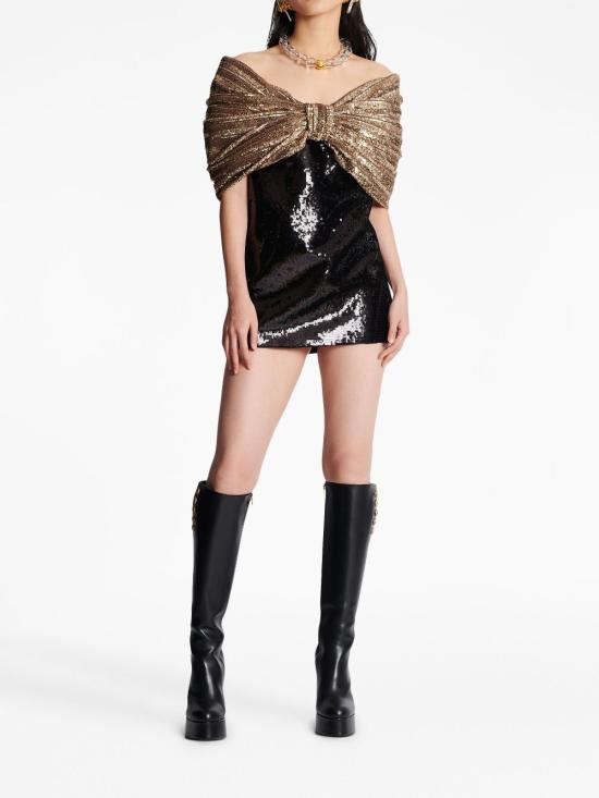  발망 숏 원피스 BF1R9012MD05 - BALMAIN