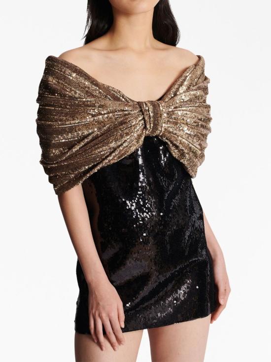  발망 숏 원피스 BF1R9012MD05 - BALMAIN