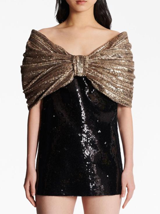  발망 숏 원피스 BF1R9012MD05 - BALMAIN