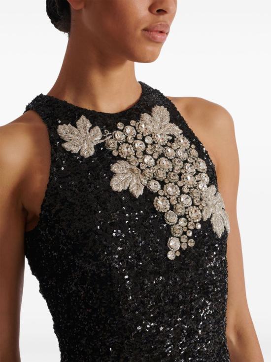  발망 숏 원피스 DF0R4041PC60EAW - BALMAIN