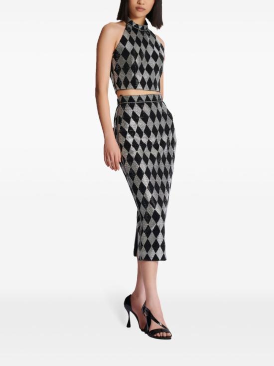  발망 민소매 티셔츠 DF1AB445PC42 - BALMAIN