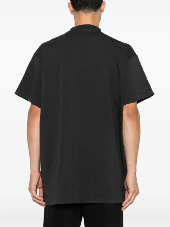  발렌시아가 반팔 티셔츠 787349TRVH5 black - BALENCIAGA