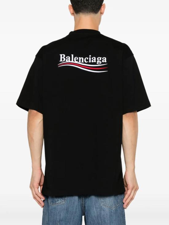  발렌시아가 반팔 티셔츠 641675TKVJ1 black - BALENCIAGA